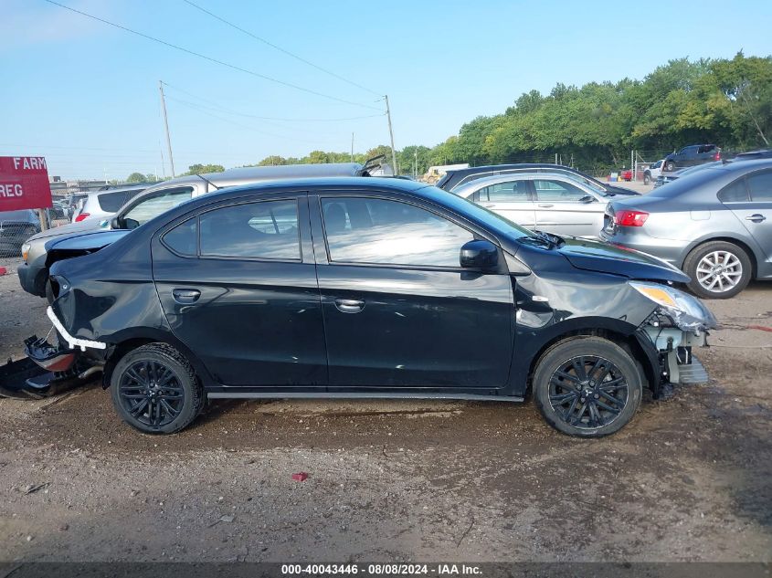 2022 Mitsubishi Mirage G4 Black Edition VIN: ML32FUFJ5NHF05173 Lot: 40043446