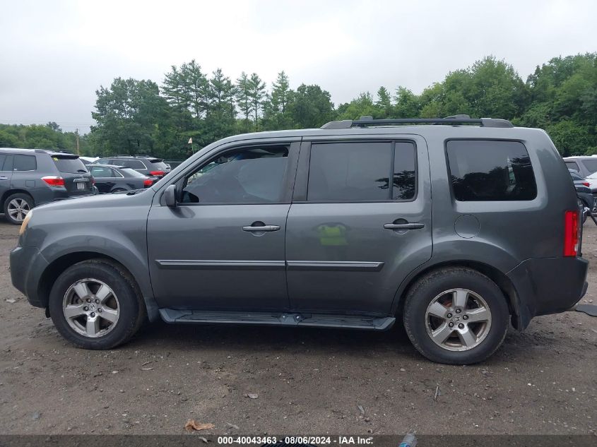 2011 Honda Pilot Ex-L VIN: 5FNYF4H57BB055669 Lot: 40043463