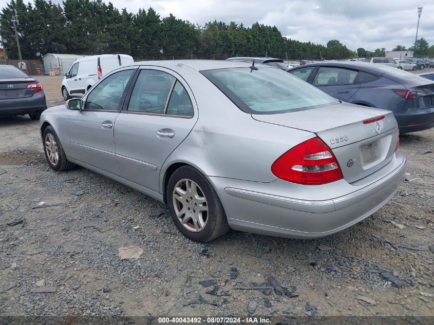 WDBUF65J83A142274 | 2003 MERCEDES-BENZ E 320