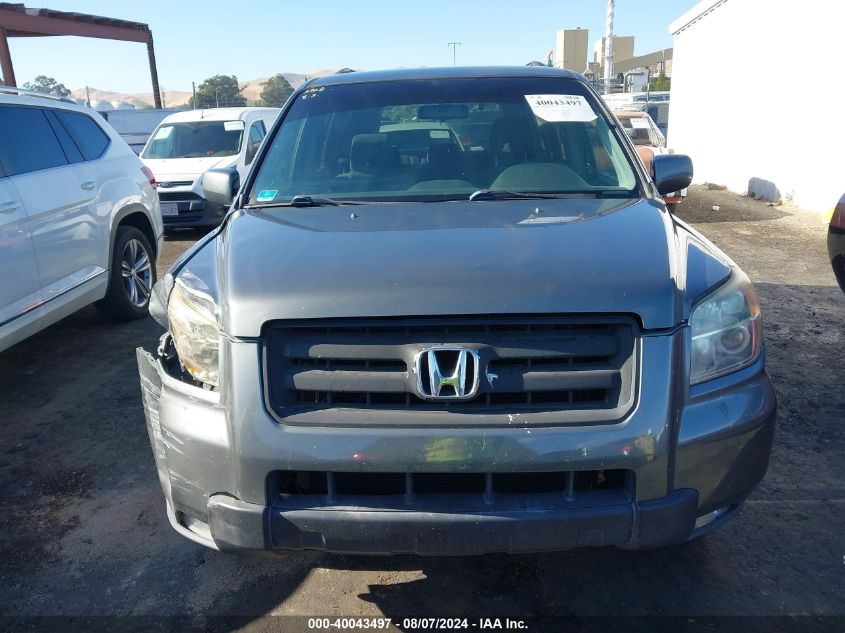 2007 Honda Pilot Ex VIN: 5FNYF28457B001807 Lot: 40043497