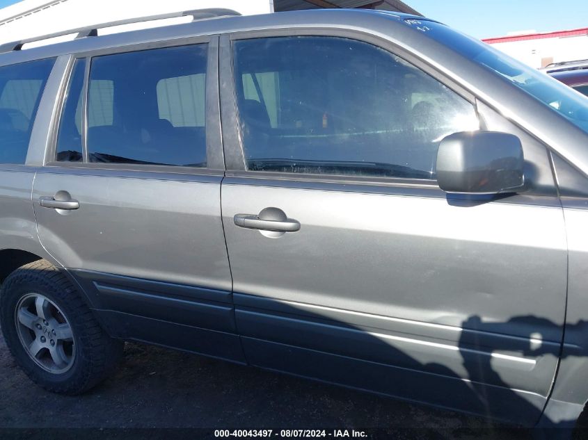 2007 Honda Pilot Ex VIN: 5FNYF28457B001807 Lot: 40043497