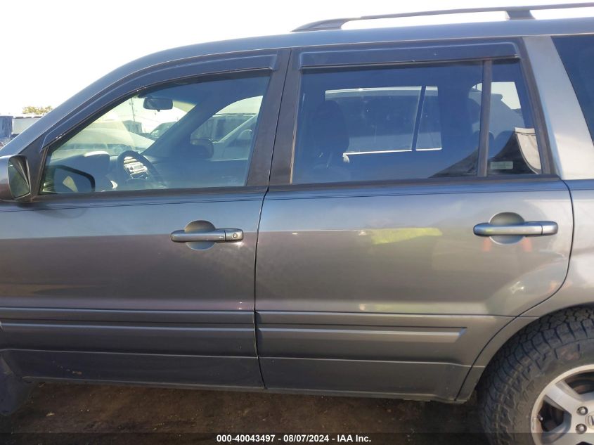 2007 Honda Pilot Ex VIN: 5FNYF28457B001807 Lot: 40043497