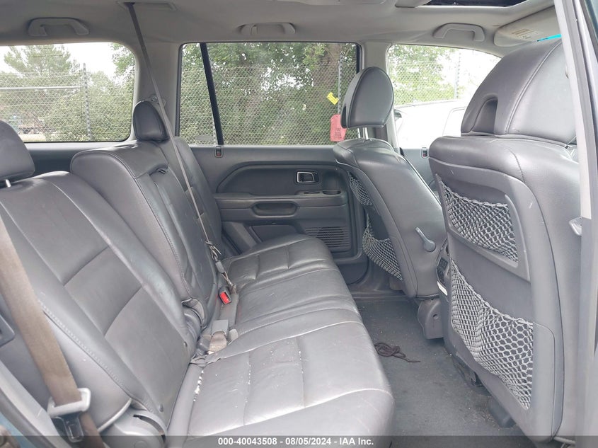 2008 Honda Pilot Ex-L VIN: 5FNYF18678B021165 Lot: 40043508