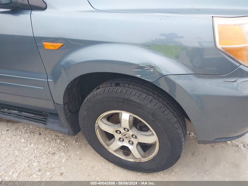 2008 Honda Pilot Ex-L VIN: 5FNYF18678B021165 Lot: 40043508