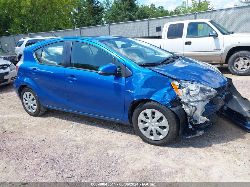 2012 Toyota Prius C Two VIN: JTDKDTB32C1527624 Lot: 40043511