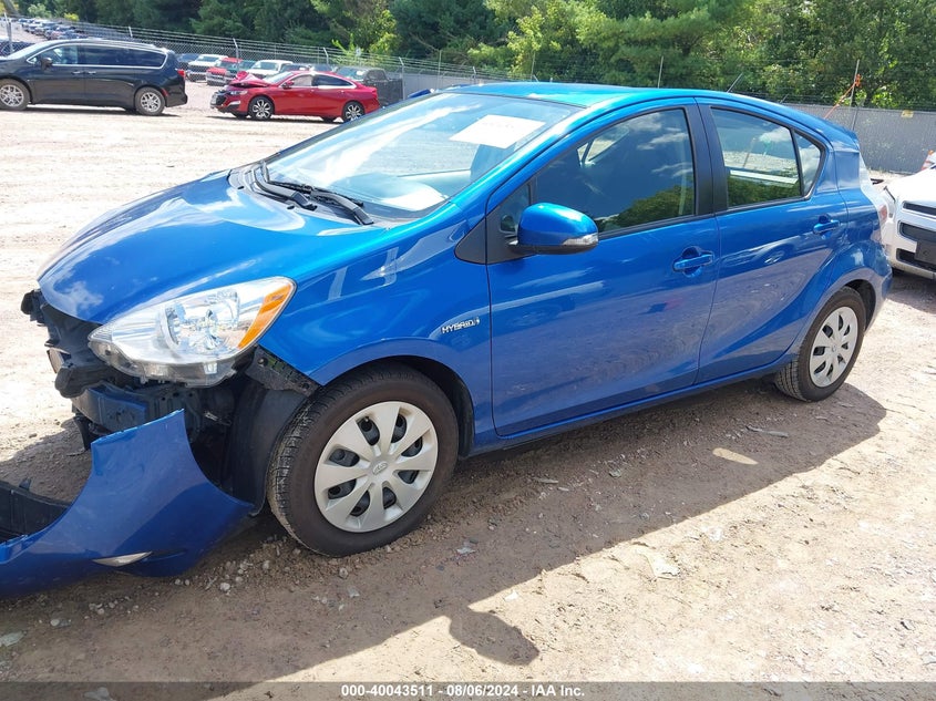2012 Toyota Prius C Two VIN: JTDKDTB32C1527624 Lot: 40043511
