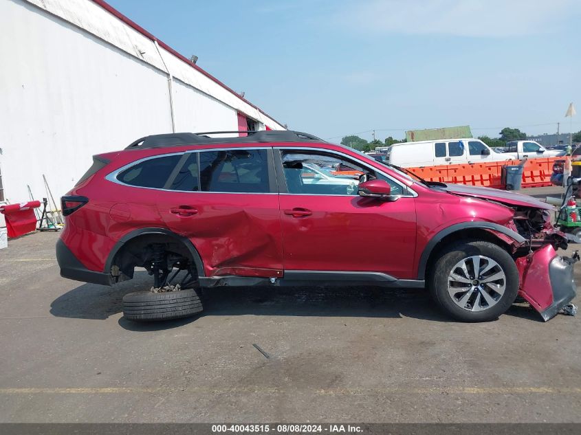 2021 Subaru Outback Premium VIN: 4S4BTACC9M3143539 Lot: 40043515