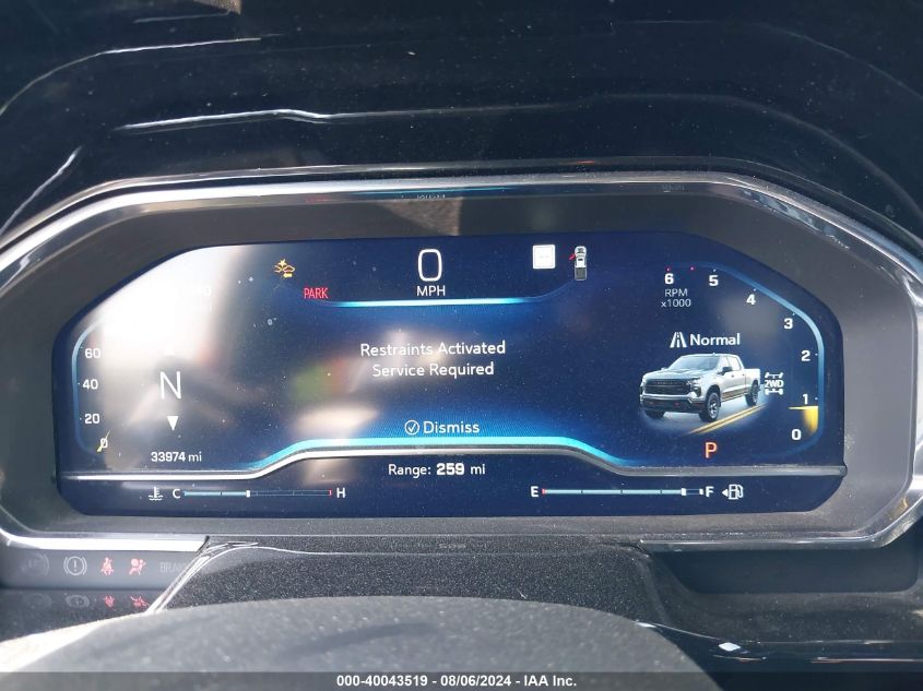 2022 Chevrolet Silverado 1500 4Wd Short Bed Lt Trail Boss VIN: 3GCUDFED7NG576529 Lot: 40043519