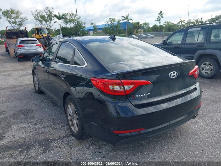 2017 HYUNDAI SONATA SE - 5NPE24AF5HH483302