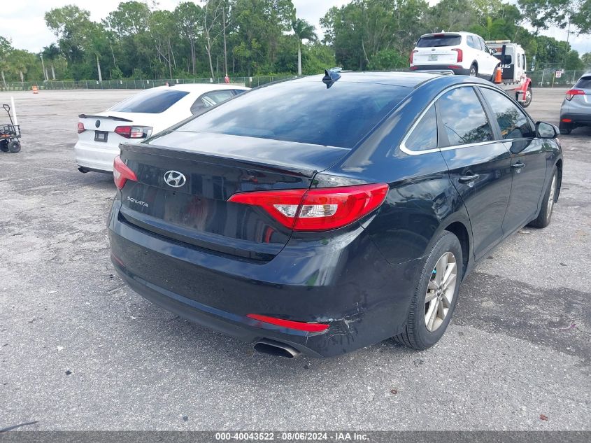 2017 HYUNDAI SONATA SE - 5NPE24AF5HH483302