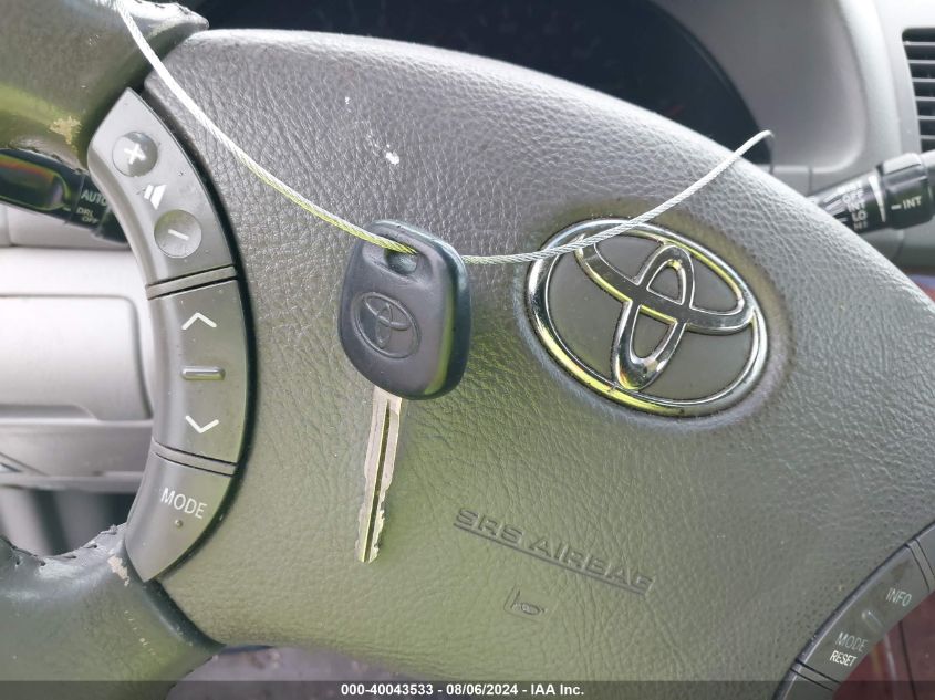 2005 Toyota Camry Xle V6 VIN: 4T1BF30K35U605300 Lot: 40043533