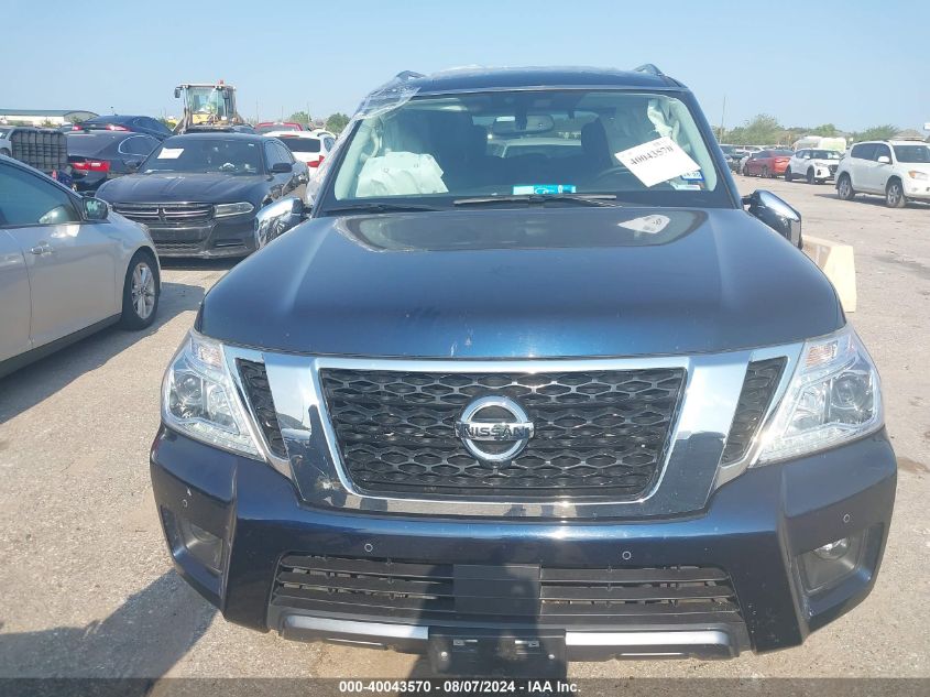 2020 Nissan Armada Sl 4Wd VIN: JN8AY2NC0L9619942 Lot: 40043570