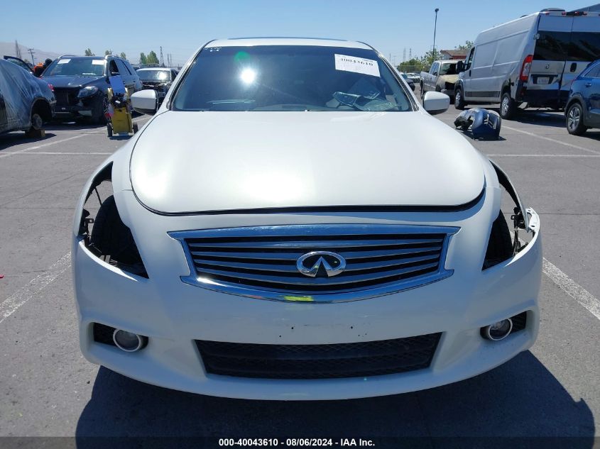 2013 Infiniti G37 Journey VIN: JN1CV6AP6DM726394 Lot: 40043610