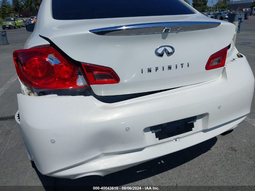 2013 Infiniti G37 Journey VIN: JN1CV6AP6DM726394 Lot: 40043610