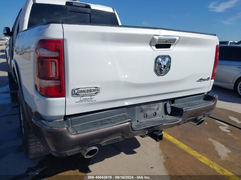 2021 Ram 1500 Limited Longhorn 4X4 5'7 Box VIN: 1C6SRFKM9MN596615 Lot: 40043619