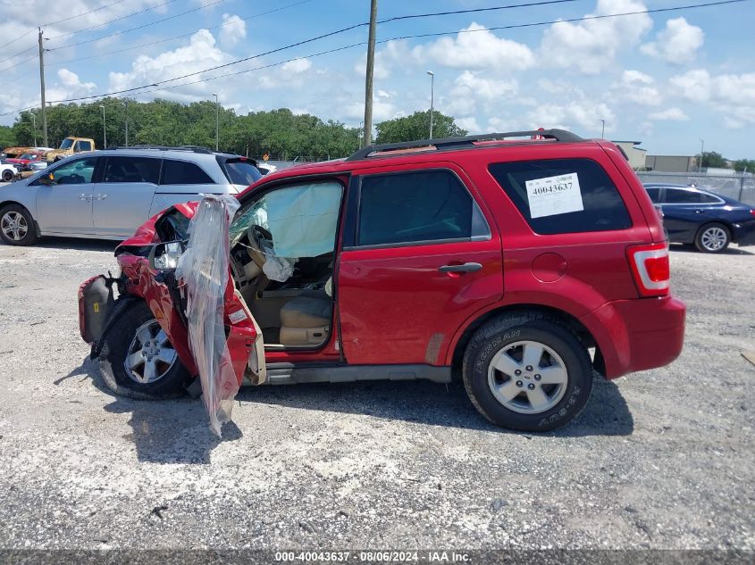2011 Ford Escape Xlt VIN: 1FMCU0D76BKA42023 Lot: 40043637