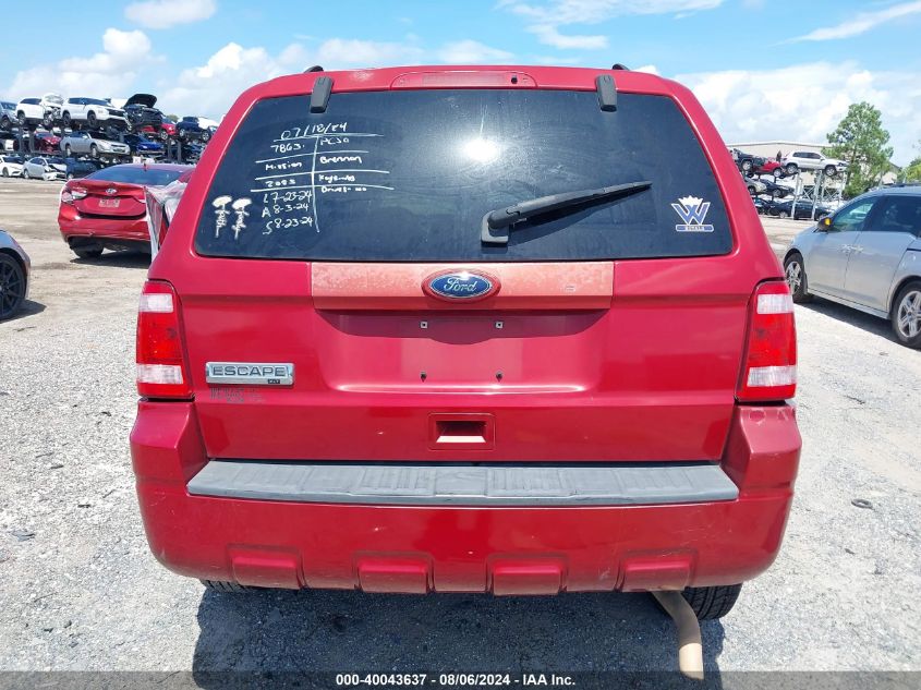 2011 Ford Escape Xlt VIN: 1FMCU0D76BKA42023 Lot: 40043637