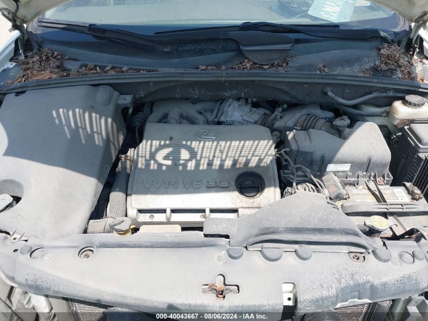 2006 Lexus Rx 330 VIN: 2T2GA31U96C052512 Lot: 40043667