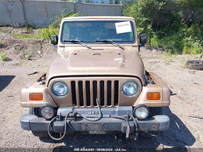 1999 Jeep Wrangler Sahara VIN: 1J4FY49S8XP428862 Lot: 40043690