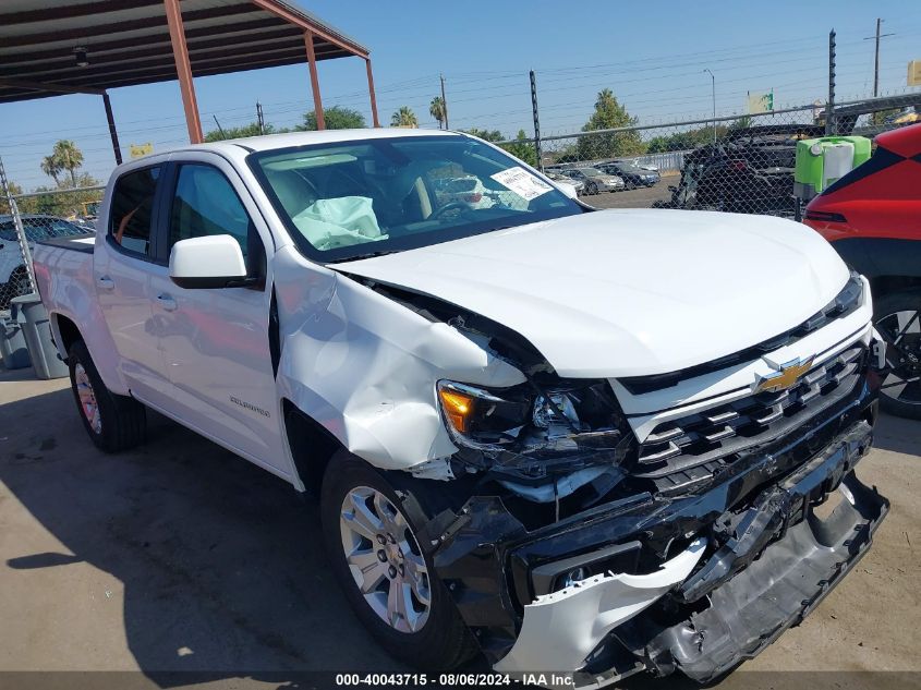 2022 Chevrolet Colorado 2Wd Short Box Lt VIN: 1GCGSCEN9N1181745 Lot: 40043715