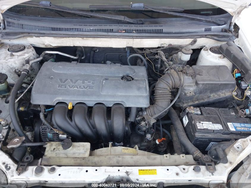 2003 Toyota Corolla Ce VIN: 1NXBR32E73Z104583 Lot: 40043721