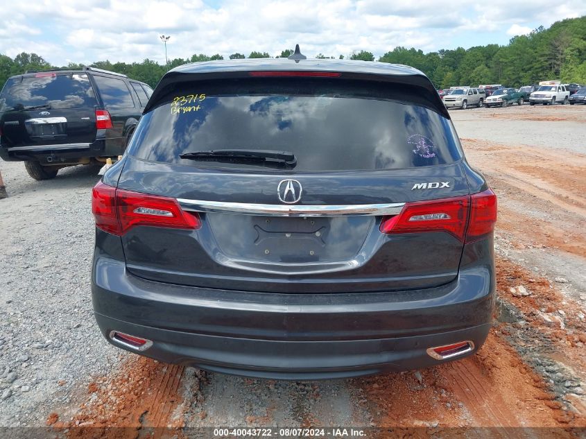 2014 Acura Mdx Technology Package VIN: 5FRYD3H48EB019323 Lot: 40043722