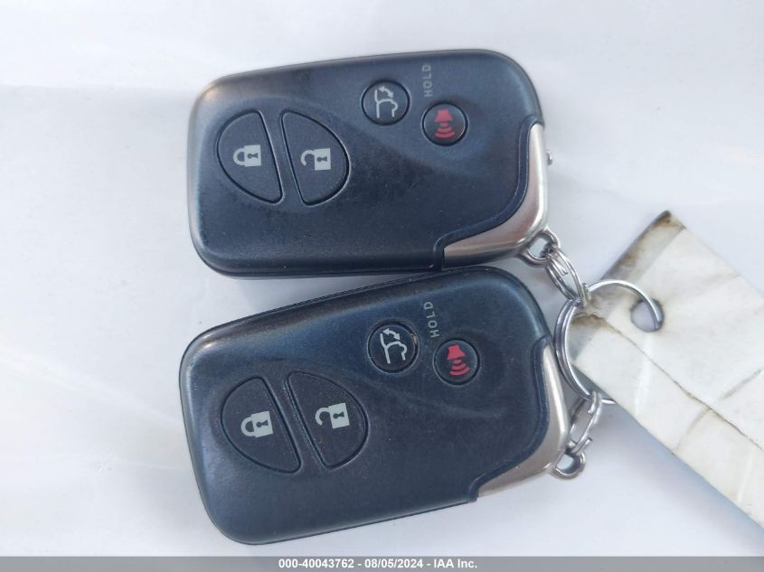 2011 Lexus Rx 450H VIN: JTJBC1BA6B2041538 Lot: 40043762