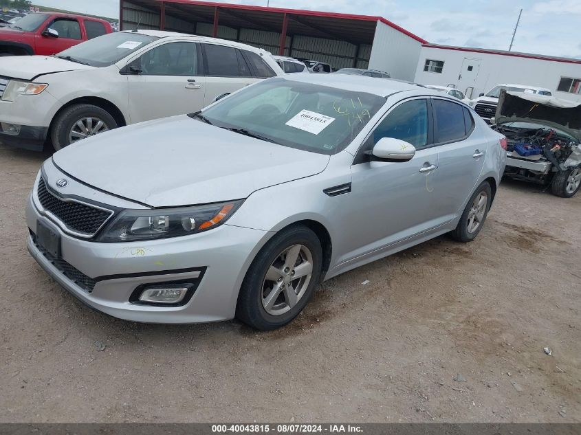 2015 Kia Optima Lx VIN: 5XXGM4A78FG489938 Lot: 40043815