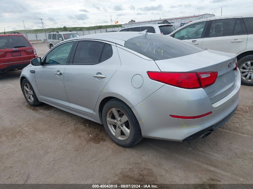 2015 Kia Optima Lx VIN: 5XXGM4A78FG489938 Lot: 40043815