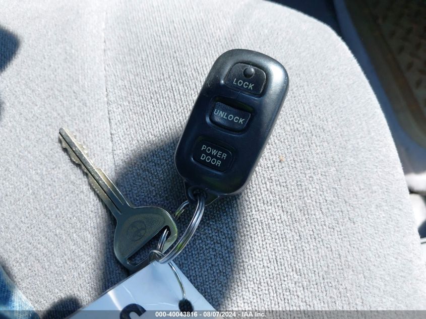 2002 Toyota Sienna Le VIN: 4T3ZF13C62U454253 Lot: 40043816