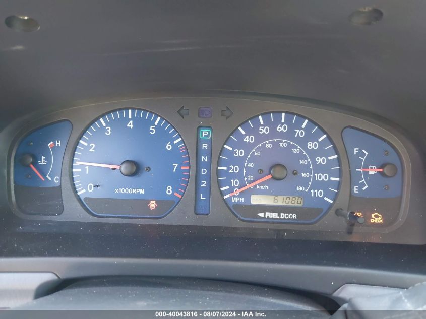 2002 Toyota Sienna Le VIN: 4T3ZF13C62U454253 Lot: 40043816