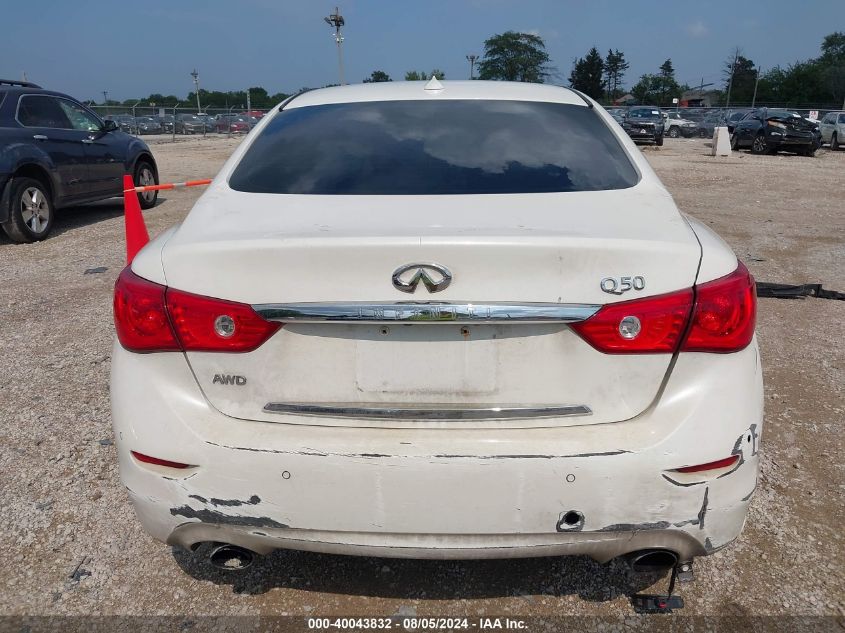 2017 Infiniti Q50 3.0T Premium VIN: JN1EV7AR7HM830575 Lot: 40043832