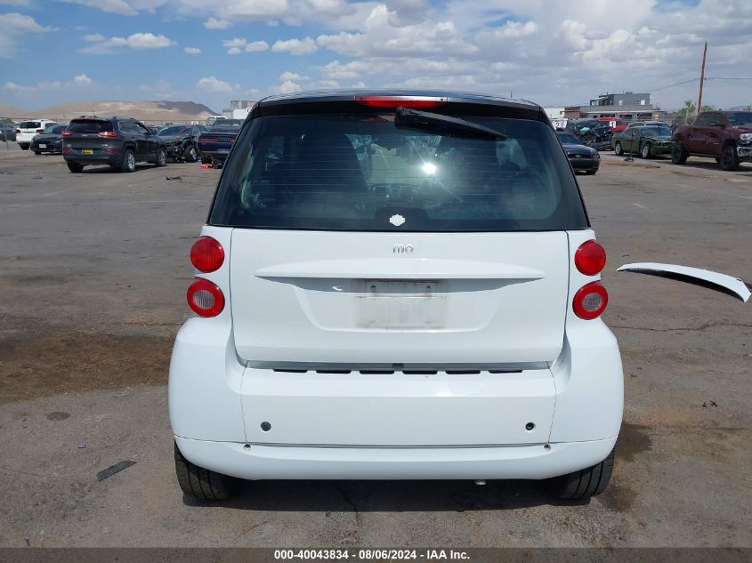 2011 Smart Fortwo Passion/Pure VIN: WMEEJ3BA1BK443910 Lot: 40043834