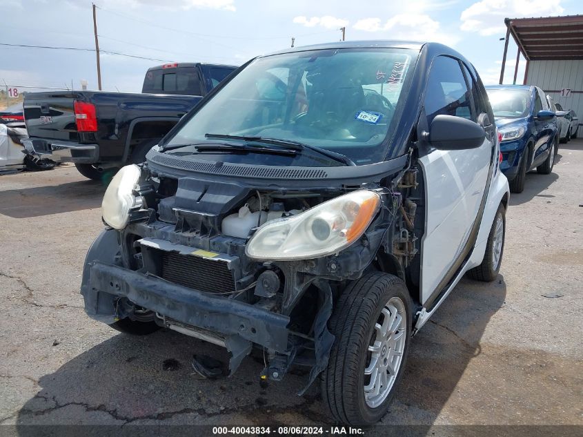 2011 Smart Fortwo Passion/Pure VIN: WMEEJ3BA1BK443910 Lot: 40043834