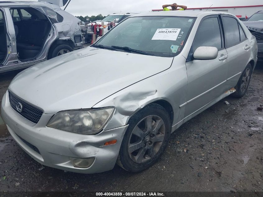 2005 Lexus Is 300 VIN: JTHBD192X50098502 Lot: 40043859