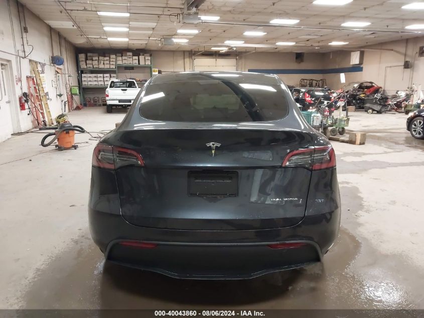 2024 Tesla Model Y Long Range Dual Motor All-Wheel Drive VIN: 7SAYGDEE6RA276840 Lot: 40043860