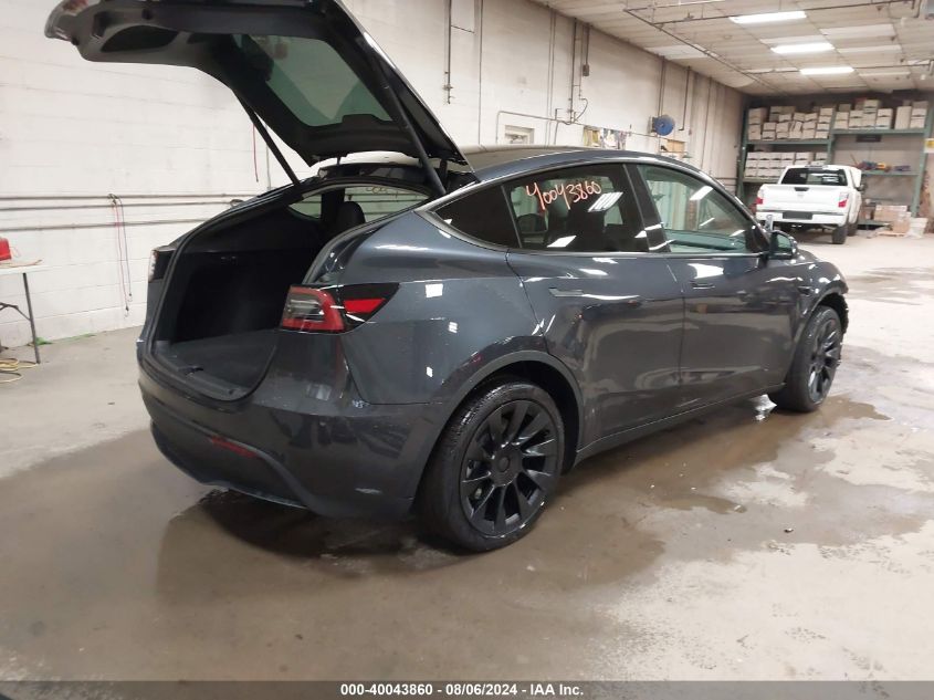 2024 TESLA MODEL Y LONG RANGE DUAL MOTOR ALL-WHEEL DRIVE - 7SAYGDEE6RA276840