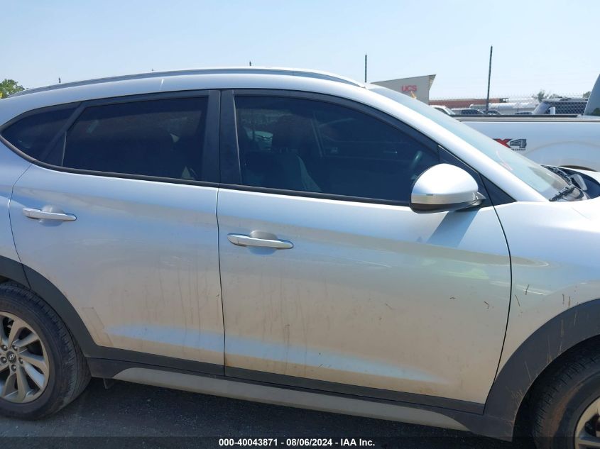 2018 Hyundai Tucson Sel VIN: KM8J33A40JU677232 Lot: 40043871