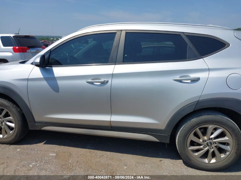 2018 Hyundai Tucson Sel VIN: KM8J33A40JU677232 Lot: 40043871