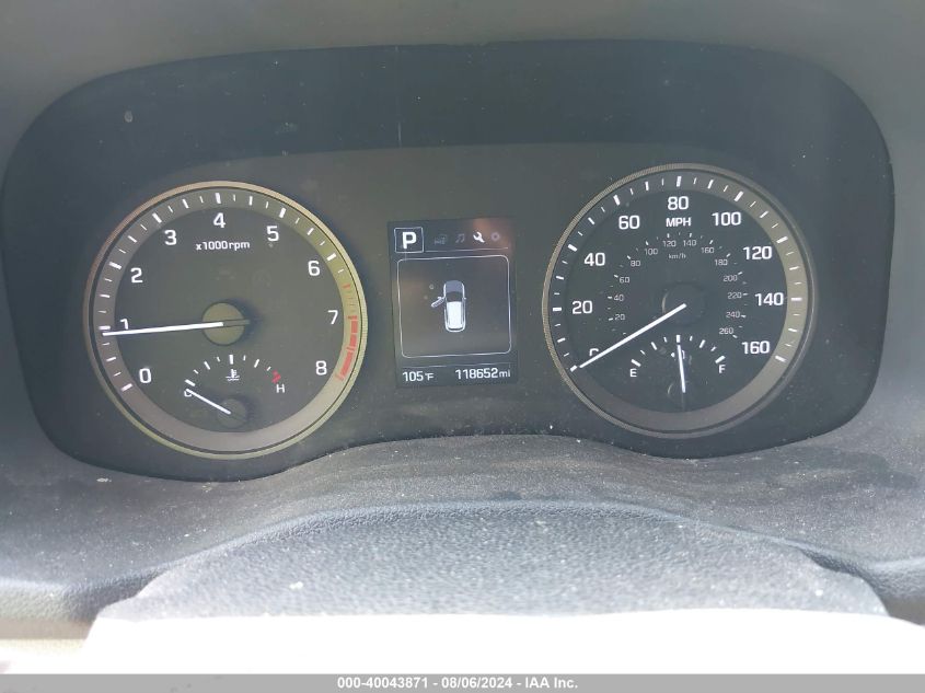 2018 Hyundai Tucson Sel VIN: KM8J33A40JU677232 Lot: 40043871