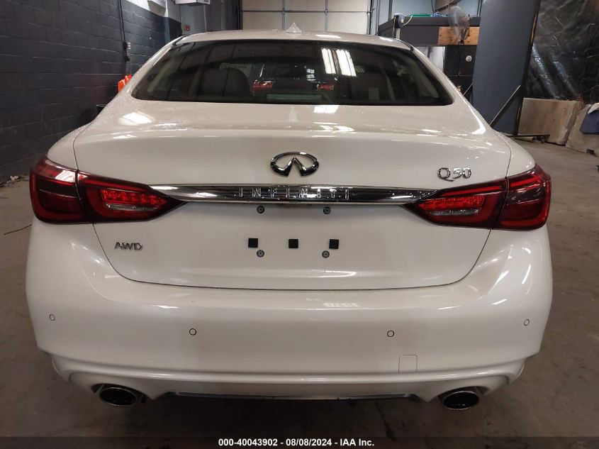 2020 Infiniti Q50 Luxe Awd VIN: JN1EV7AR9LM254285 Lot: 40043902