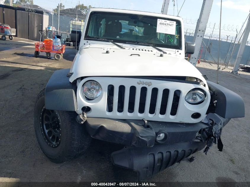 2018 Jeep Wrangler Jk Unlimited Sport 4X4 VIN: 1C4BJWDG6JL894926 Lot: 40043947