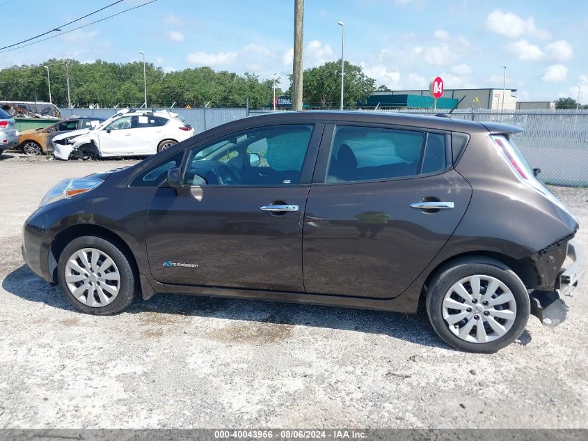 2016 Nissan Leaf S VIN: 1N4AZ0CP5GC305950 Lot: 40043956