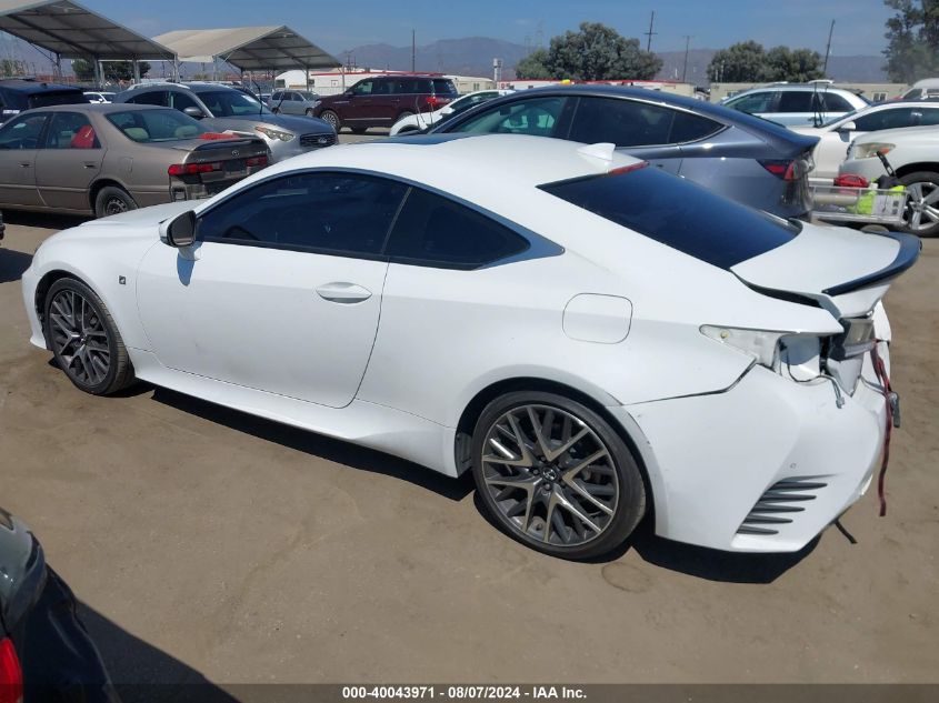 2015 Lexus Rc 350 VIN: JTHHE5BC1F5009762 Lot: 40043971