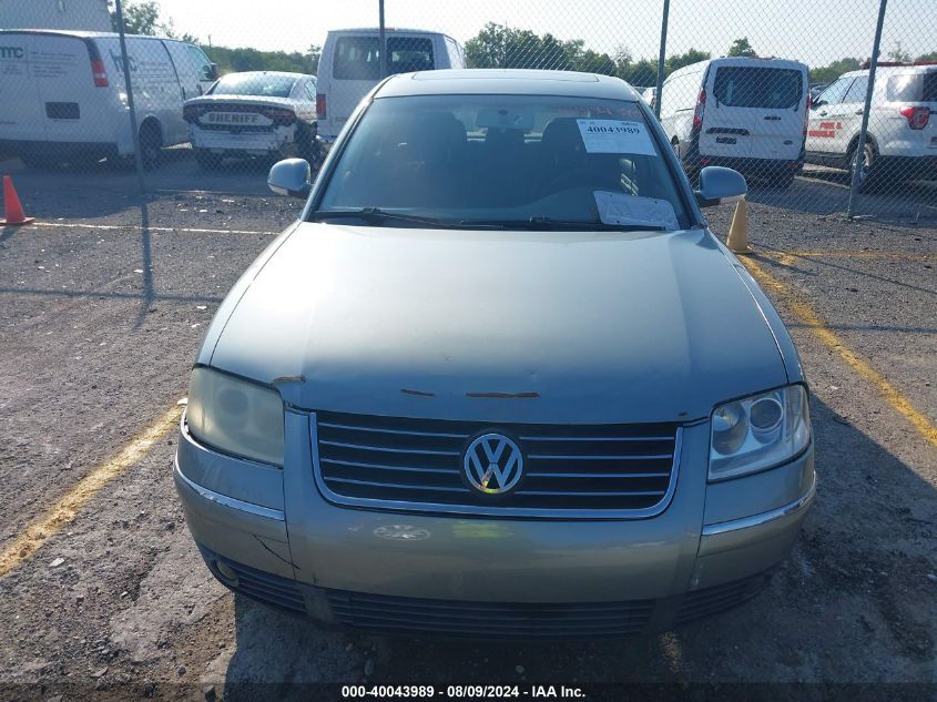 2004 Volkswagen Passat Gls VIN: WVWPD63B54E282003 Lot: 40043989