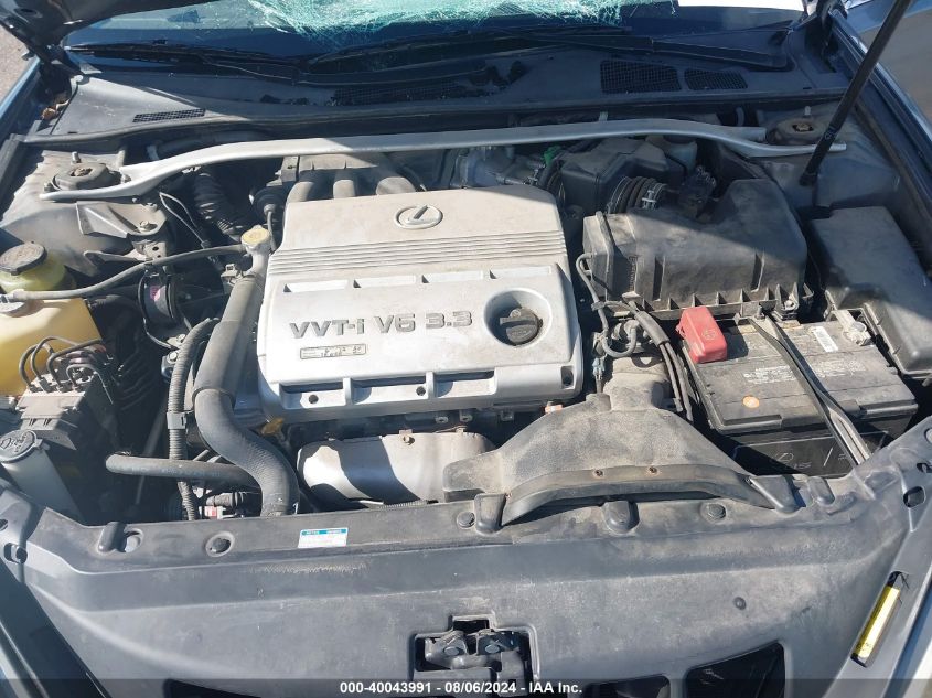 2005 Lexus Es 330 330 VIN: JTHBA30G655135643 Lot: 40043991