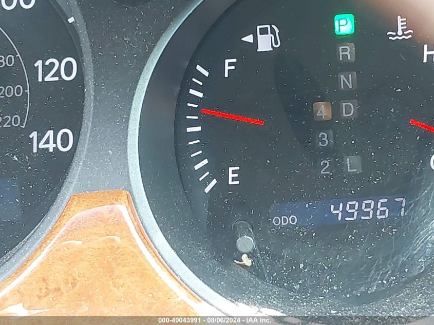 2005 Lexus Es 330 330 VIN: JTHBA30G655135643 Lot: 40043991