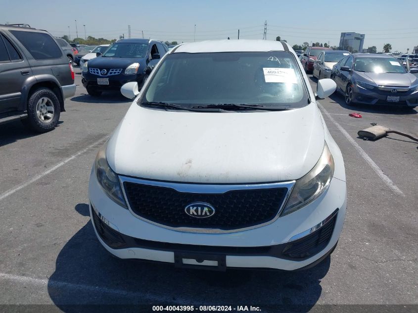 2016 Kia Sportage Lx VIN: KNDPB3AC3G7866652 Lot: 40043995