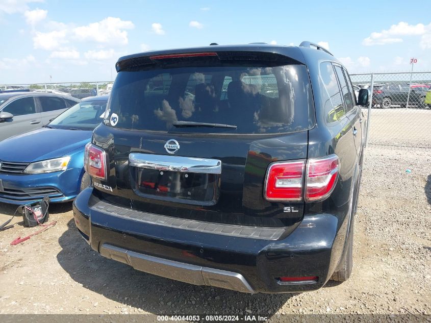 2019 Nissan Armada Sl VIN: JN8AY2ND9K9092023 Lot: 40044053