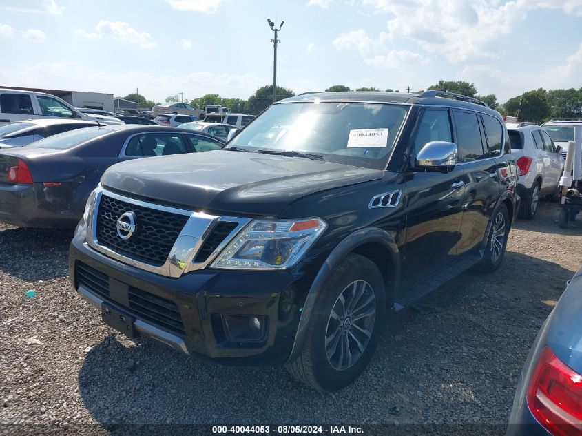 2019 Nissan Armada Sl VIN: JN8AY2ND9K9092023 Lot: 40044053